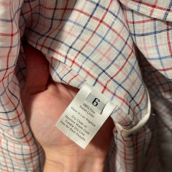 Plaid Maxi Dress in Pink and White - Picture 5 of 5